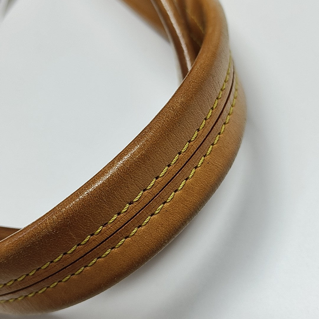 GRIET Monogram Coated Canvas Brown