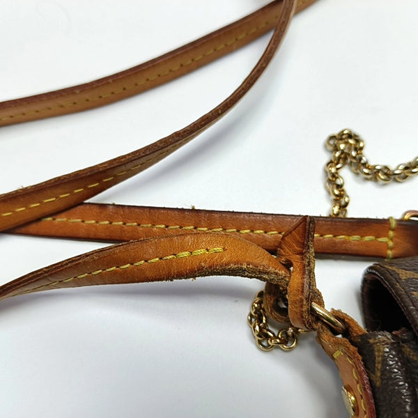 FAVORITE MM Monogram Coated Canvas Brown