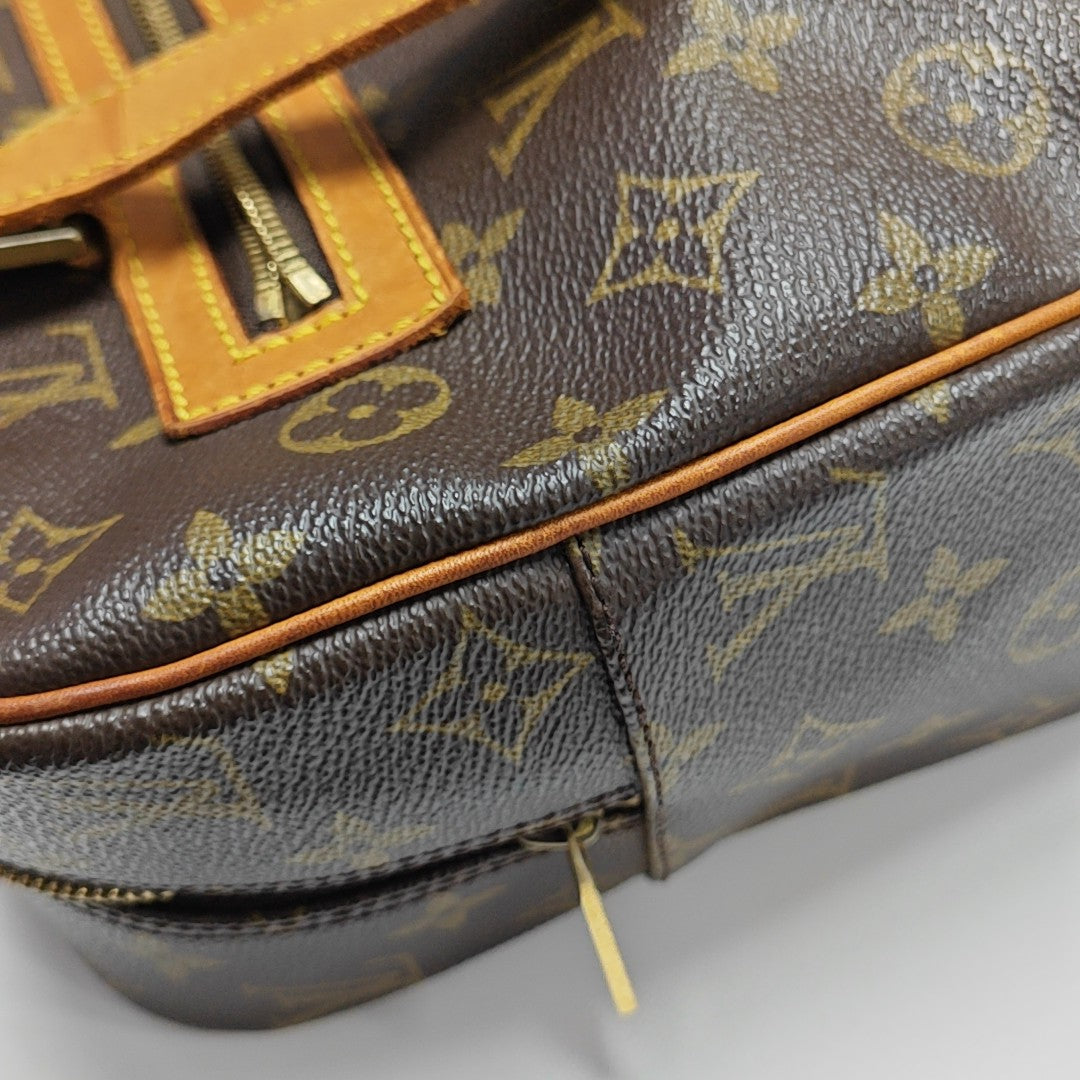 CITE GM Monogram Coated Canvas Brown