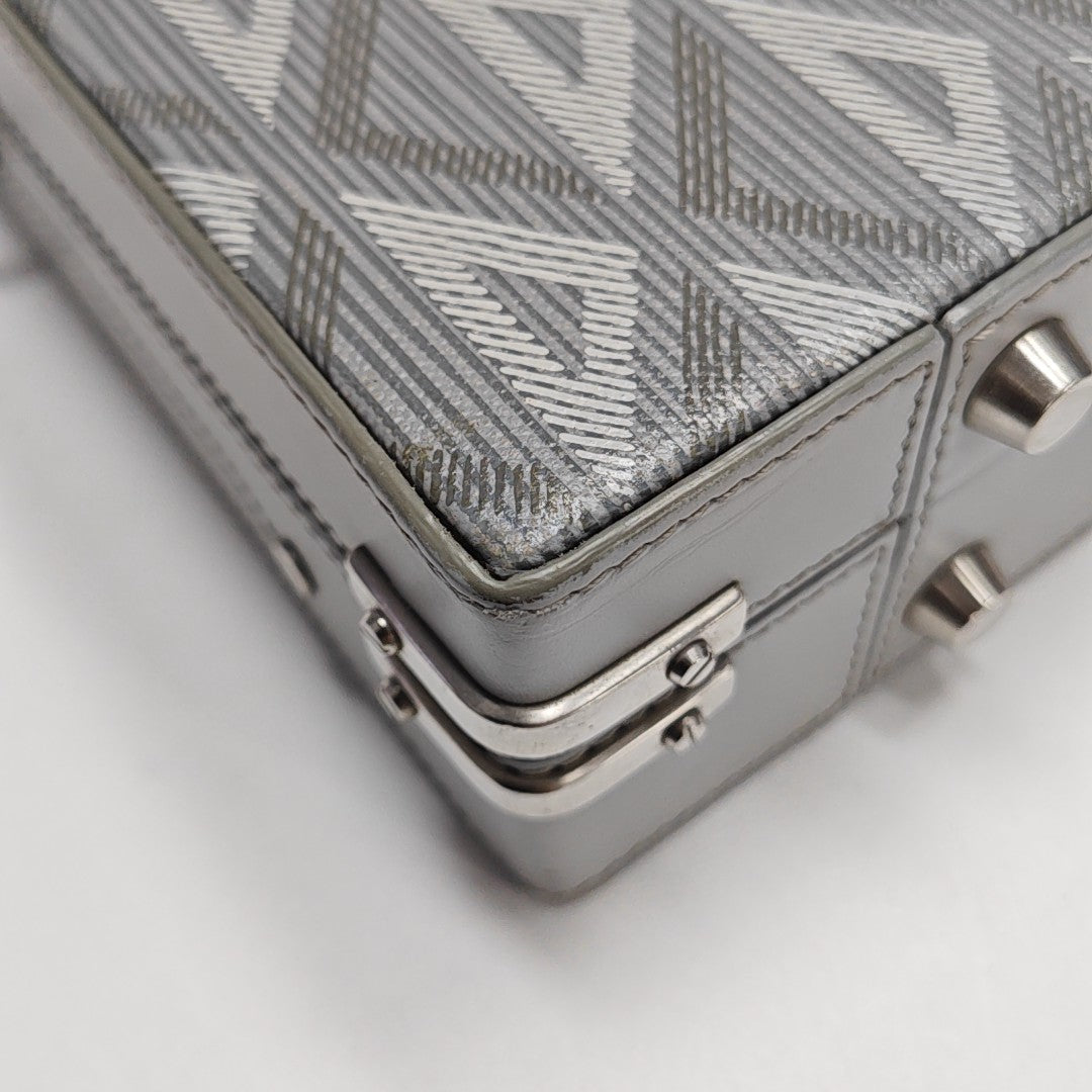 Lock Oblique Coated Canvas Gray