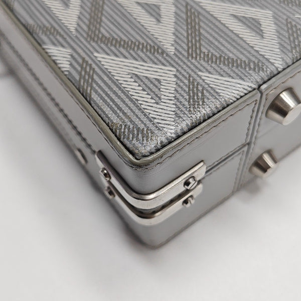Lock Oblique Coated Canvas Gray