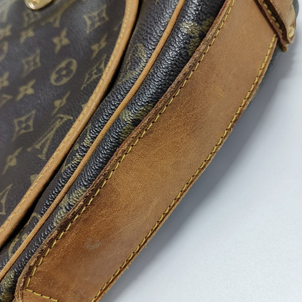 TULUM GM Monogram Coated Canvas Brown
