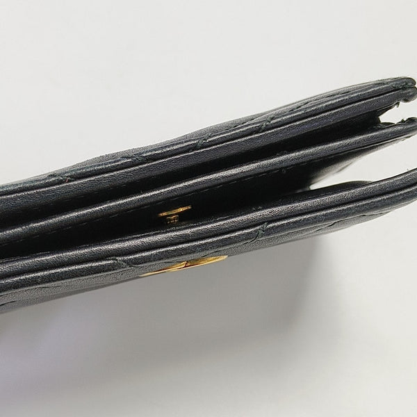 GG Marmont Mini Quilted Calfskin Black Wallet