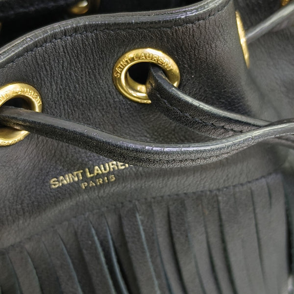 Calfskin Shoulder Bag Black