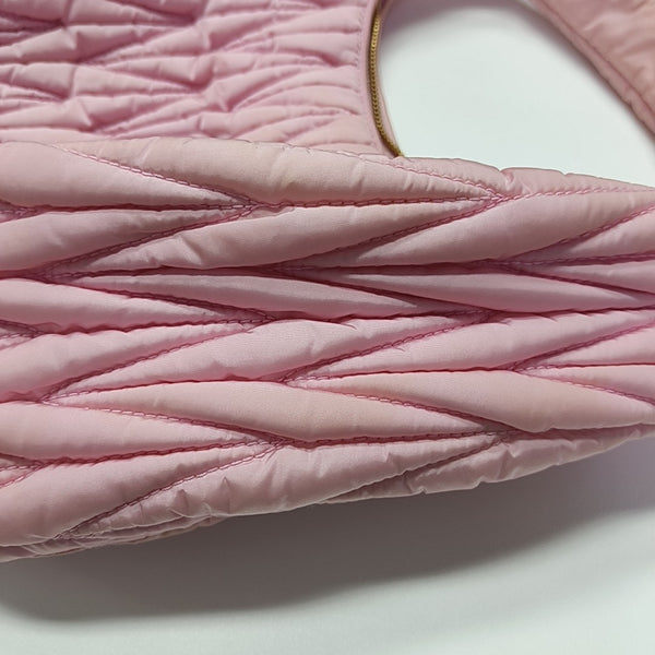 Wander Matelassé Mini Quilted Fabric Pink