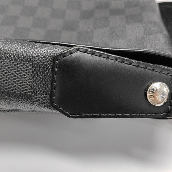 DANIEL Damier Graphite Coated Canvas Gray