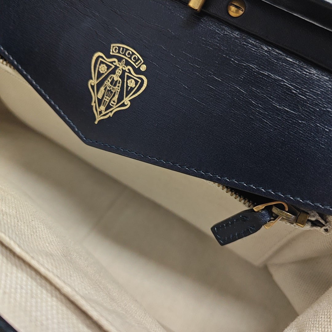 Calfskin Tote Bag Blue