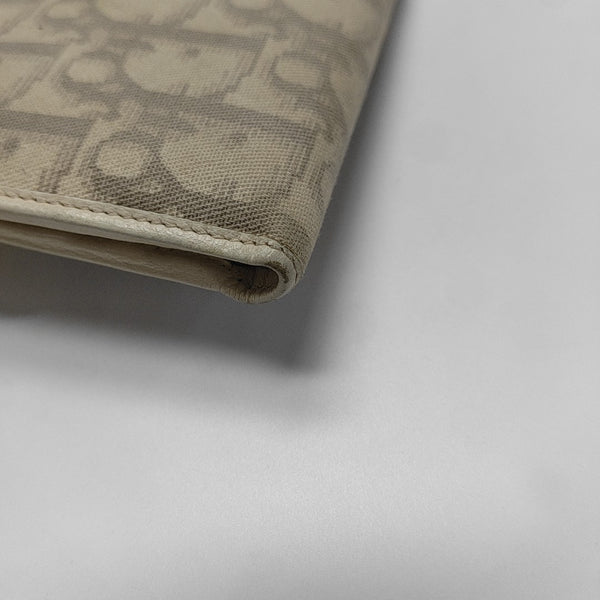 Oblique Canvas Wallet Beige