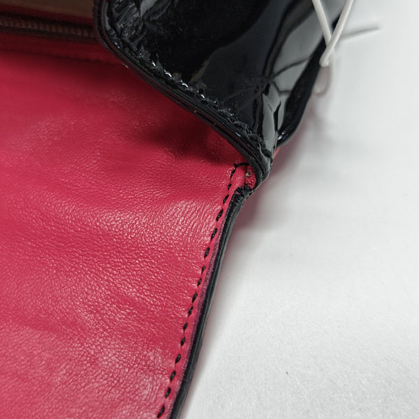 Patent Leather Shoulder Bag Orange