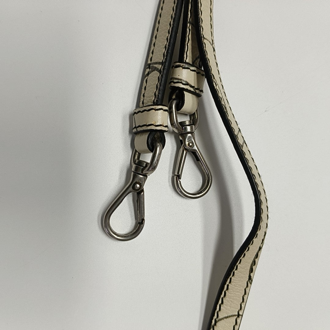 Calfskin Shoulder Bag White