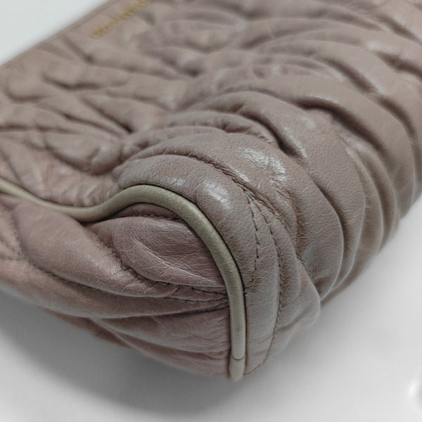 Quilted Lambskin Shoulder Bag Pink