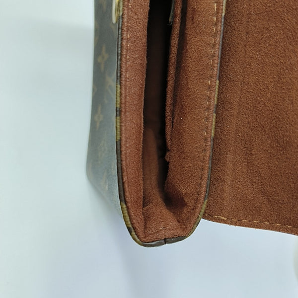 LOCKY BB Monogram Coated Canvas Brown