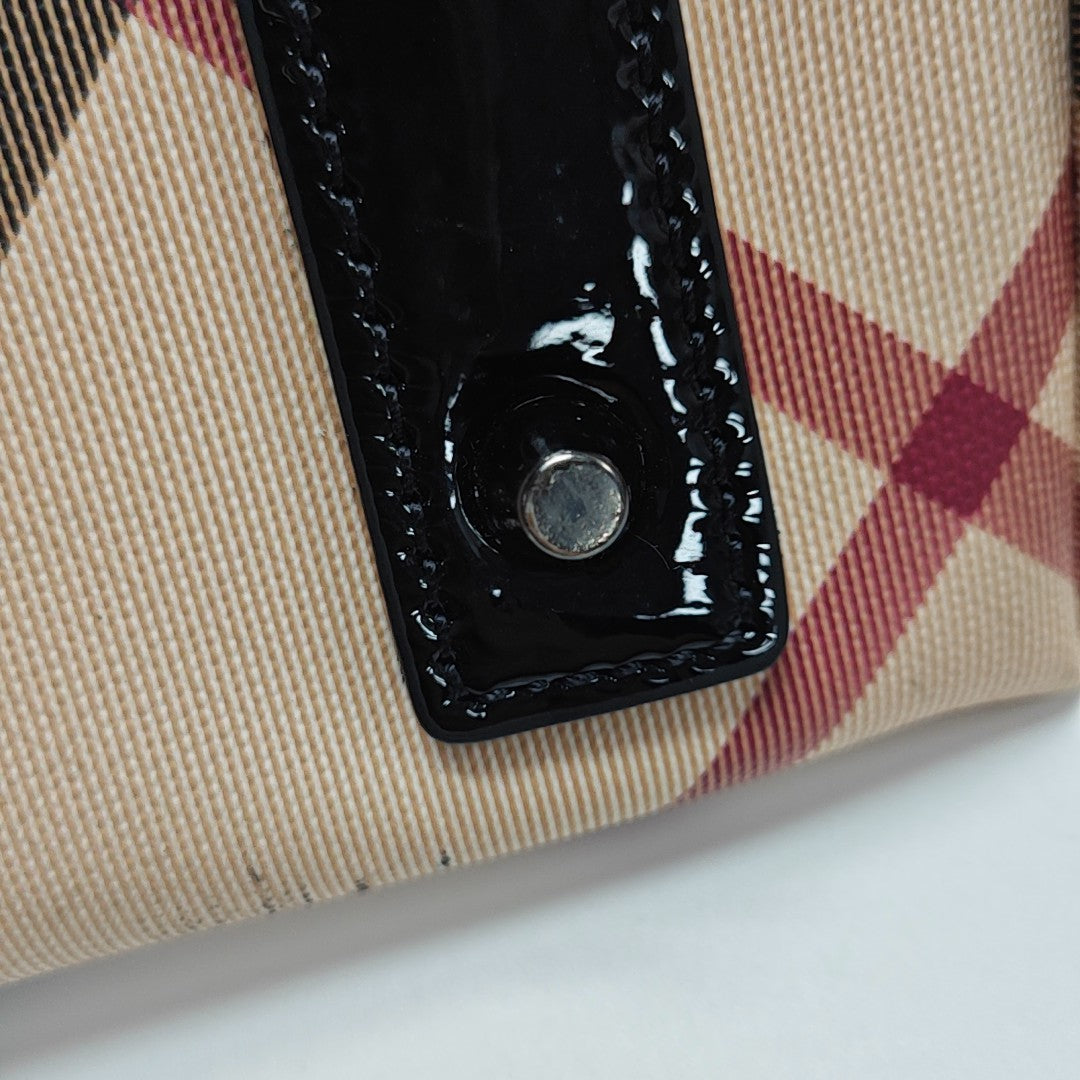 Coated Canvas Tote Bag Beige