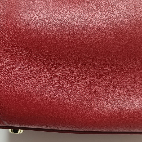 Calfskin Tote Bag Red