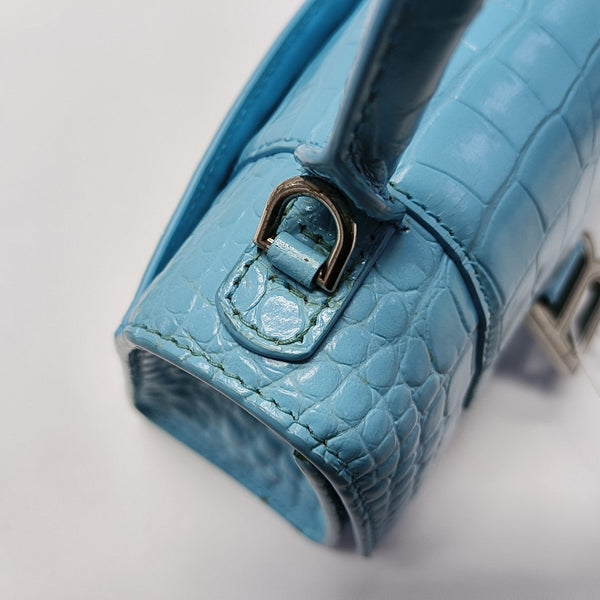 Hourglass XS Calfskin Blue