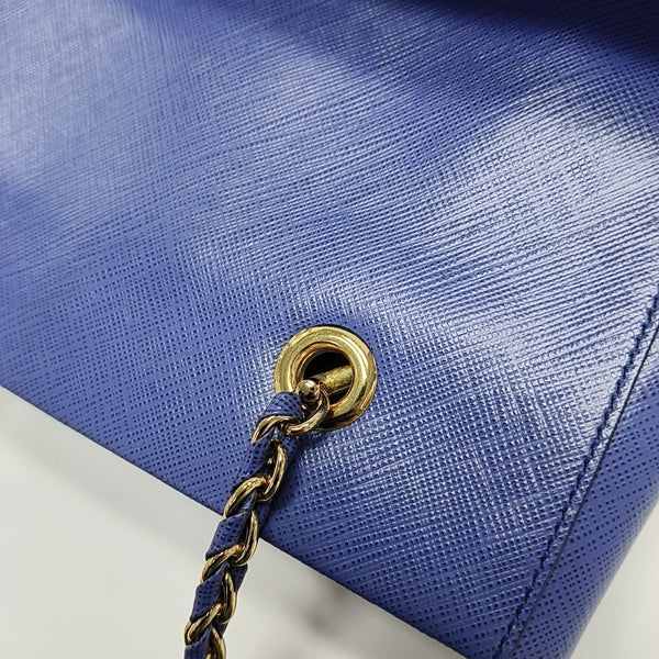 Calfskin Tote Bag Blue