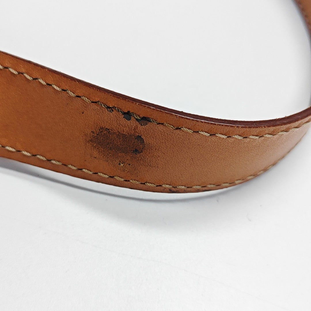 Coated Canvas Tote Bag Brown