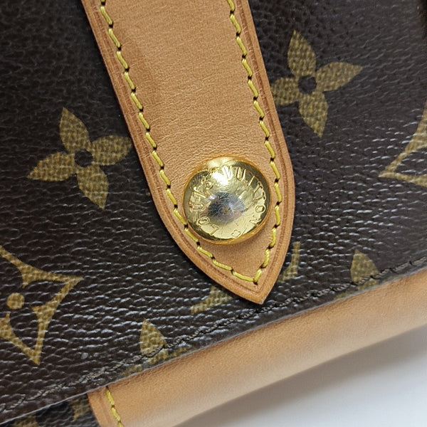 RETIRO NM Monogram Coated Canvas Brown