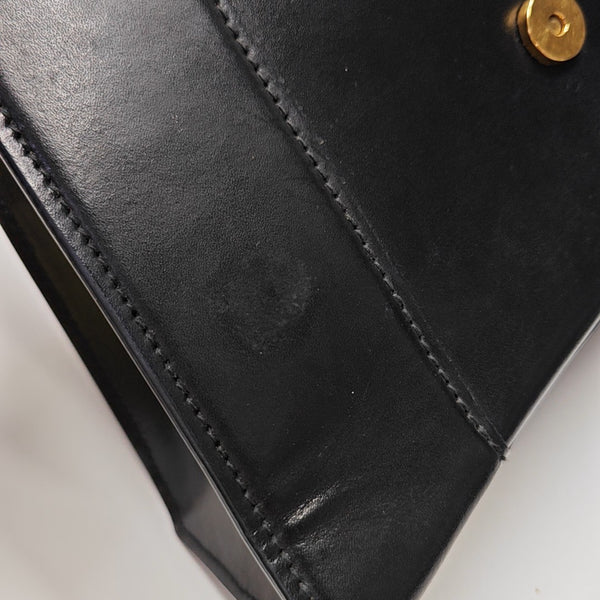 Hourglass S Calfskin Black