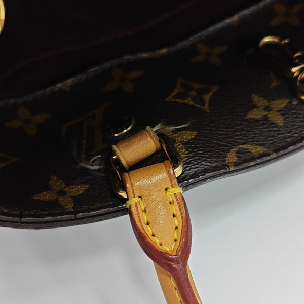 MONTAIGNE Monogram Coated Canvas Brown