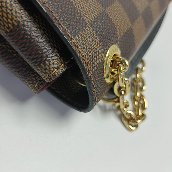 VAVIN PM Damier Ebene Coated Canvas Brown