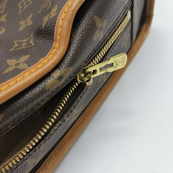 VINTAGE RIVOLI Monogram Coated Canvas Brown