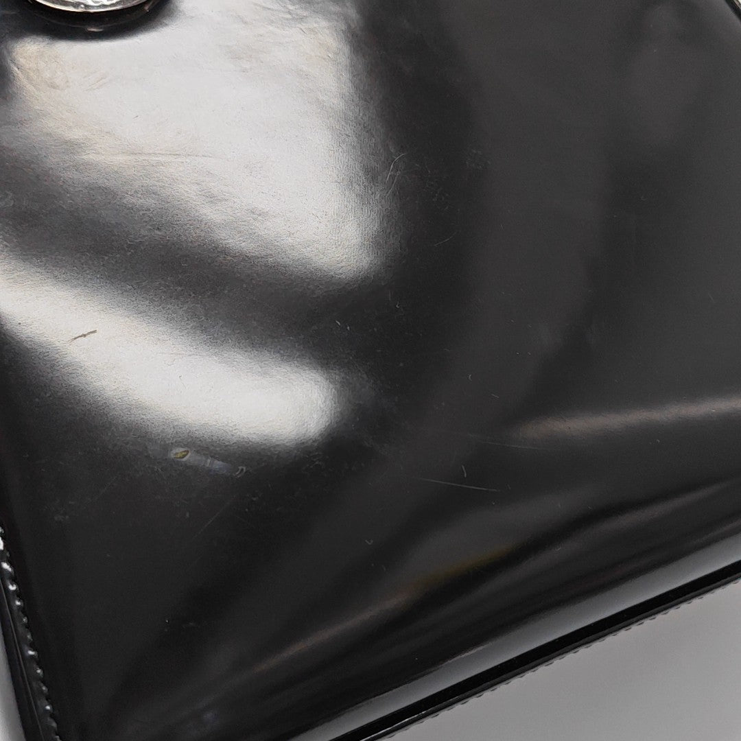 Lady Dior Medium Patent Leather Black