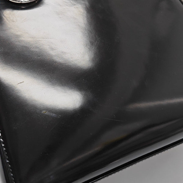 Lady Dior Medium Patent Leather Black