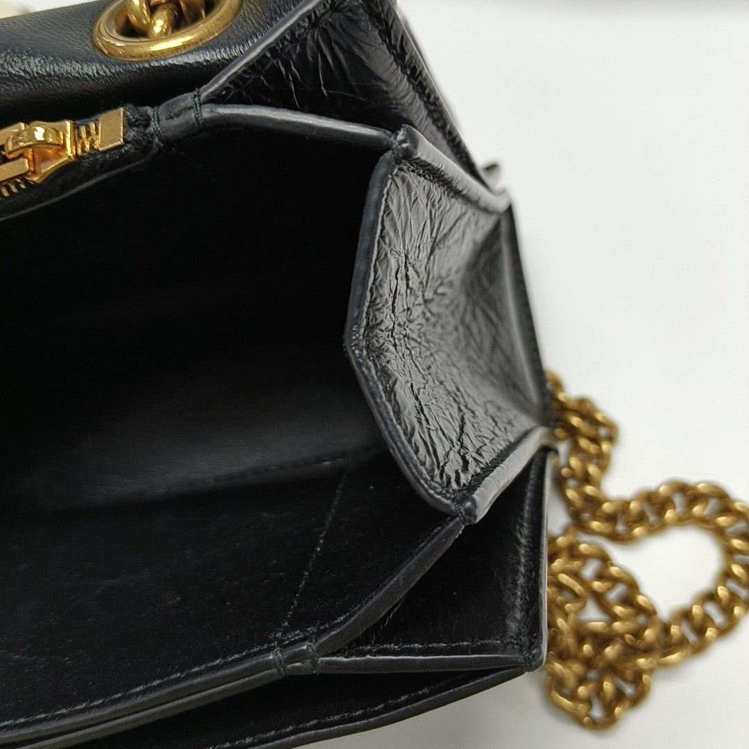 Crush Small Calfskin Black