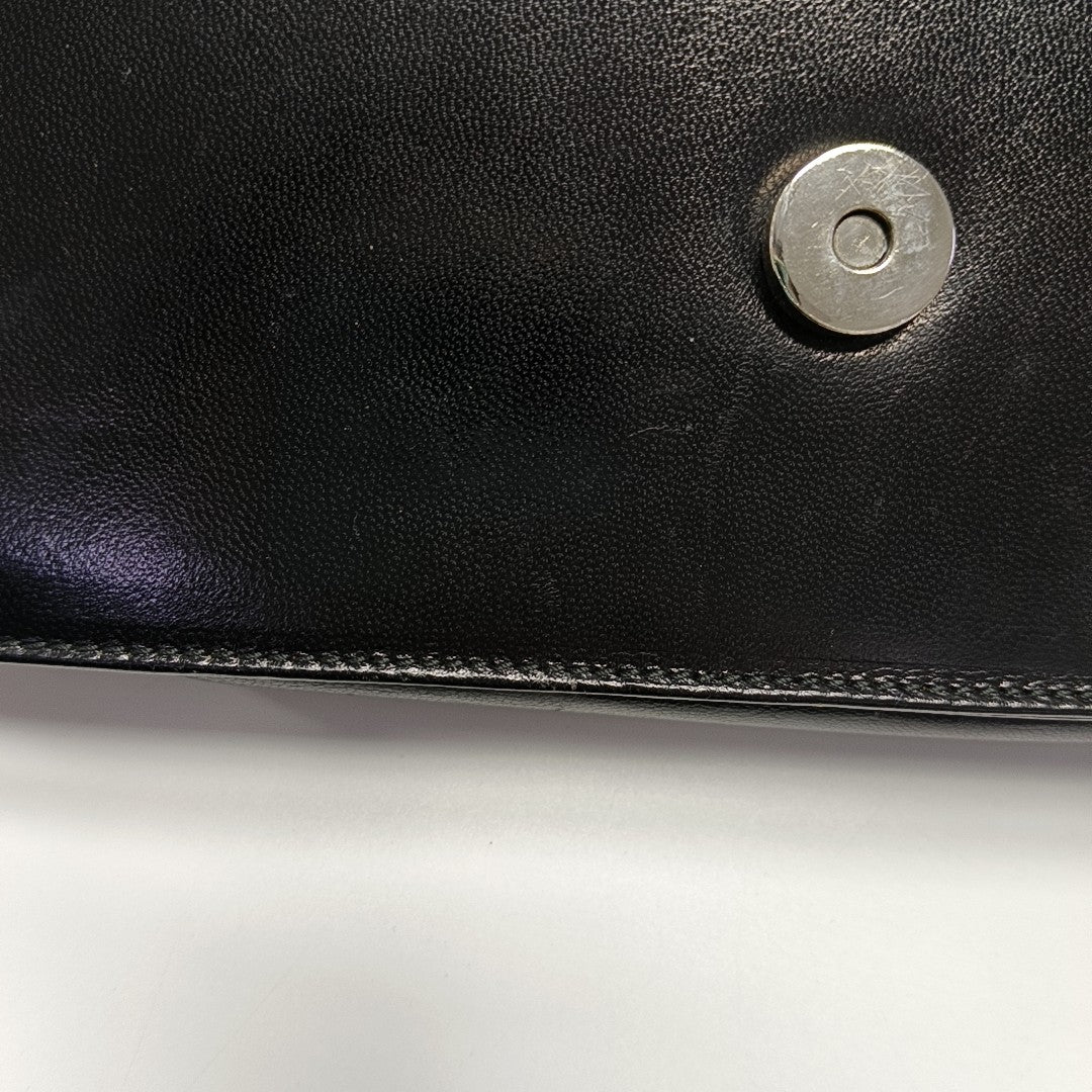 Calfskin Shoulder Bag Black