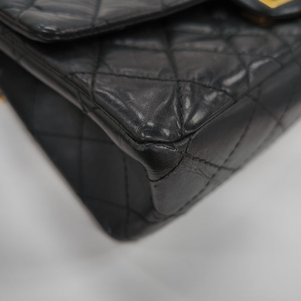 2.55 227 (jumbo) Quilted Calfskin Black