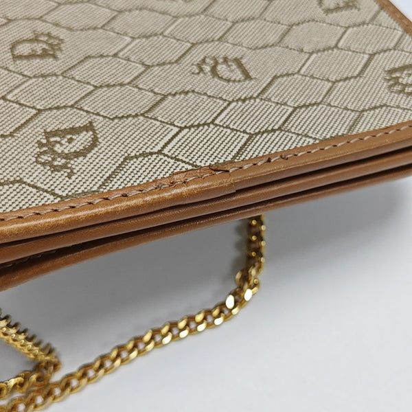Vintage Honeycomb Coated Canvas Brown