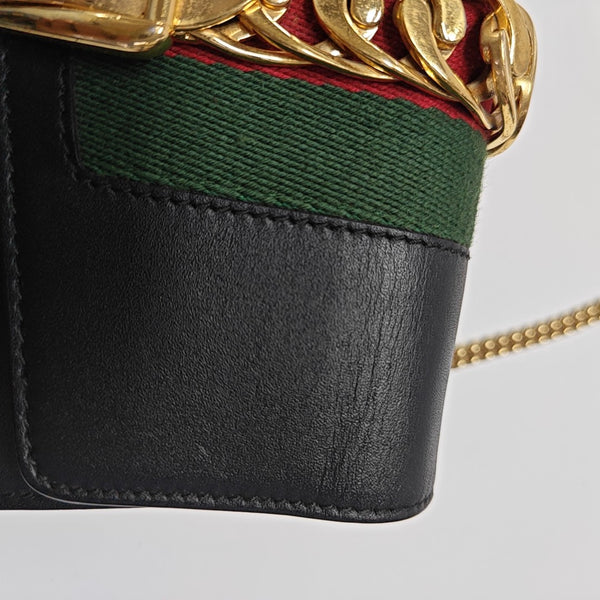 Sylvie Super Mini Calfskin Black