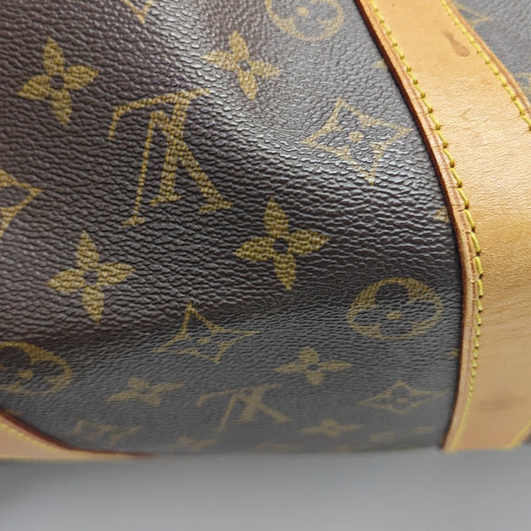 SAC SOUPLE 55 Monogram Coated Canvas Brown