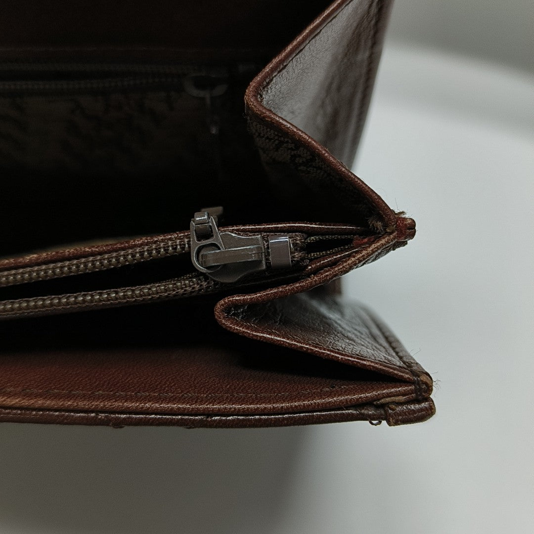 Quilted Calfskin Brown