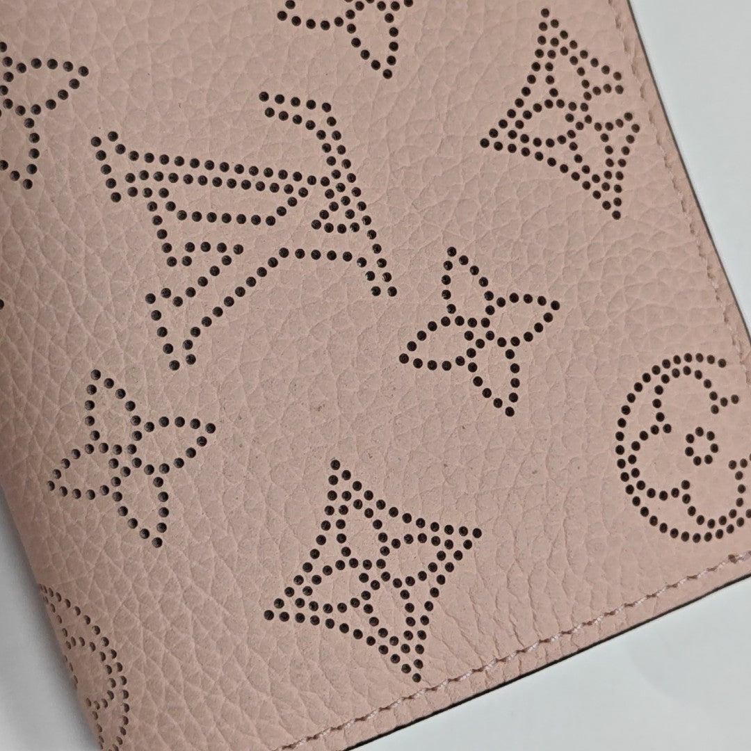 Monogram Calfskin Wallet Pink
