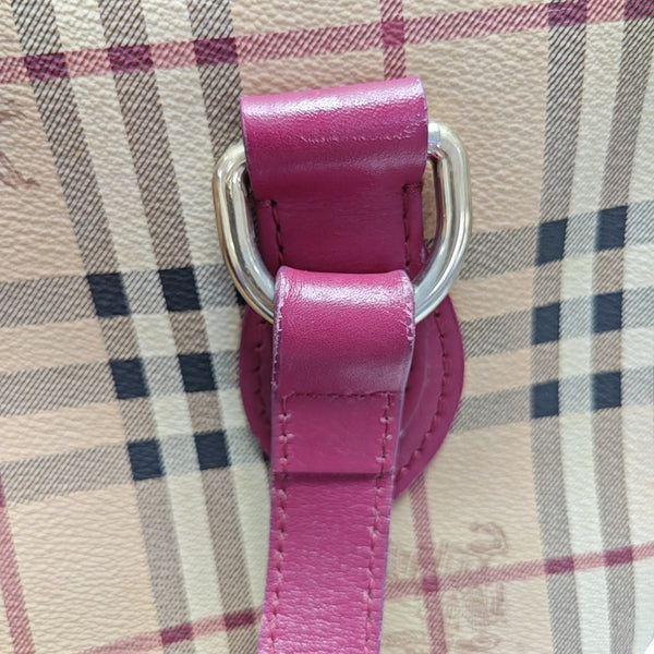 Nova Check Coated Canvas Brown