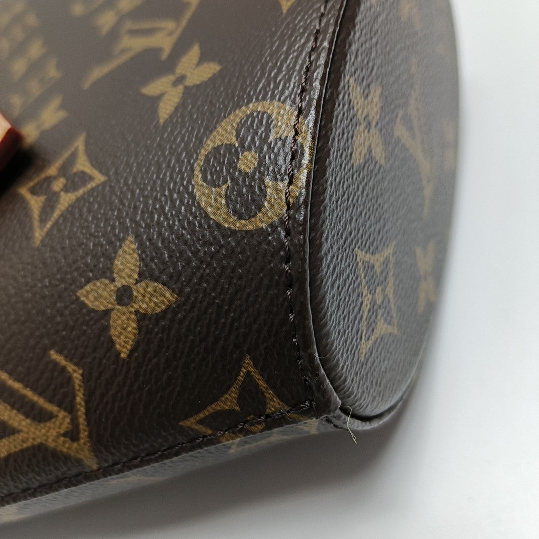 RIVAGE BB Monogram Coated Canvas Brown