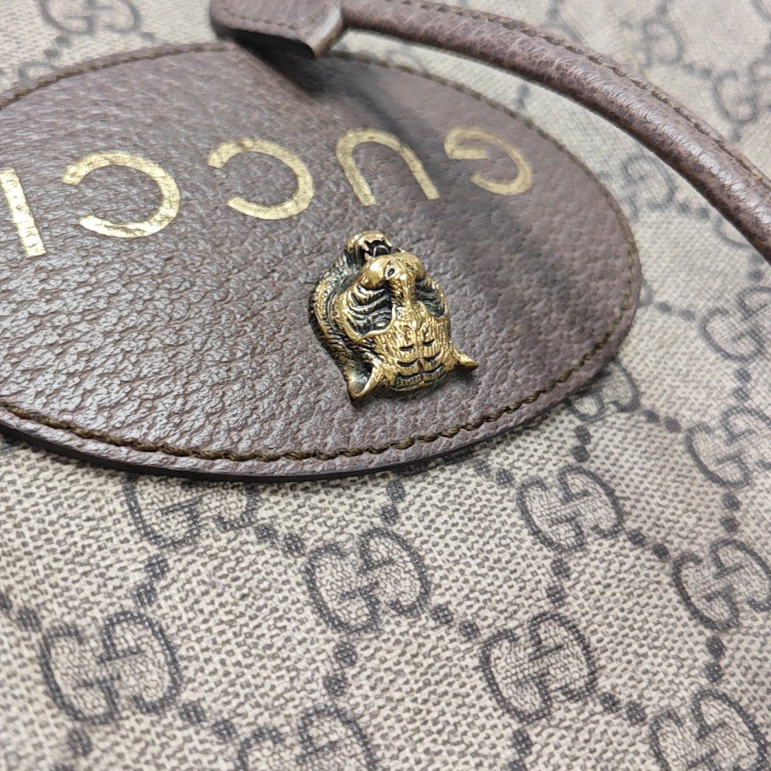 Neo Vintage Monogram Coated Canvas Black