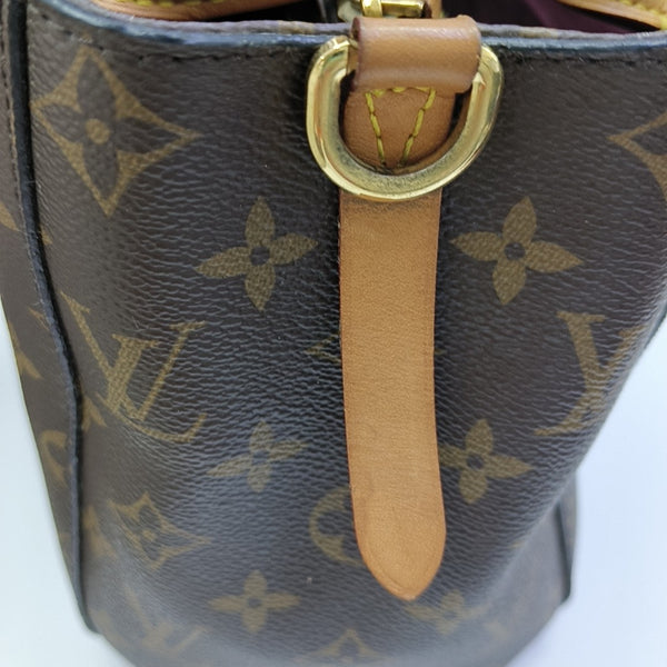 MONTAIGNE Monogram Coated Canvas Brown