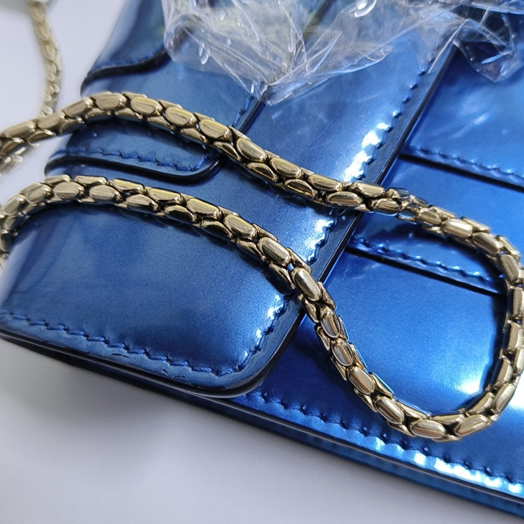 SERPENTI FOREVER Small Calfskin Blue