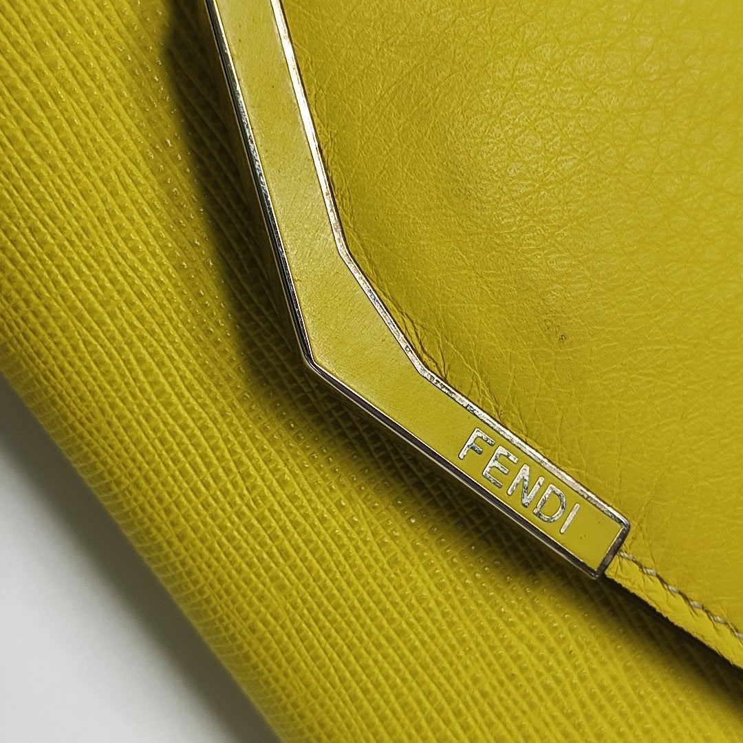 Calfskin Wallet Yellow