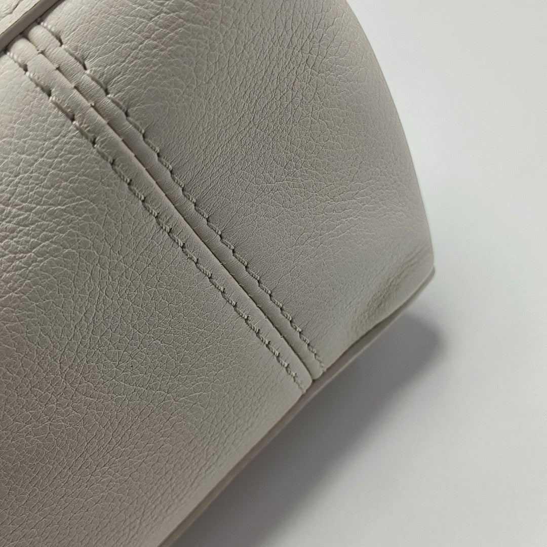 DAUPHINE MM Calfskin White