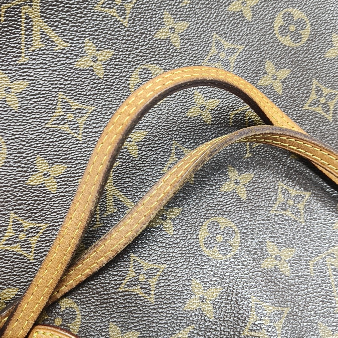 NEVERFULL MM Monogram Coated Canvas Brown