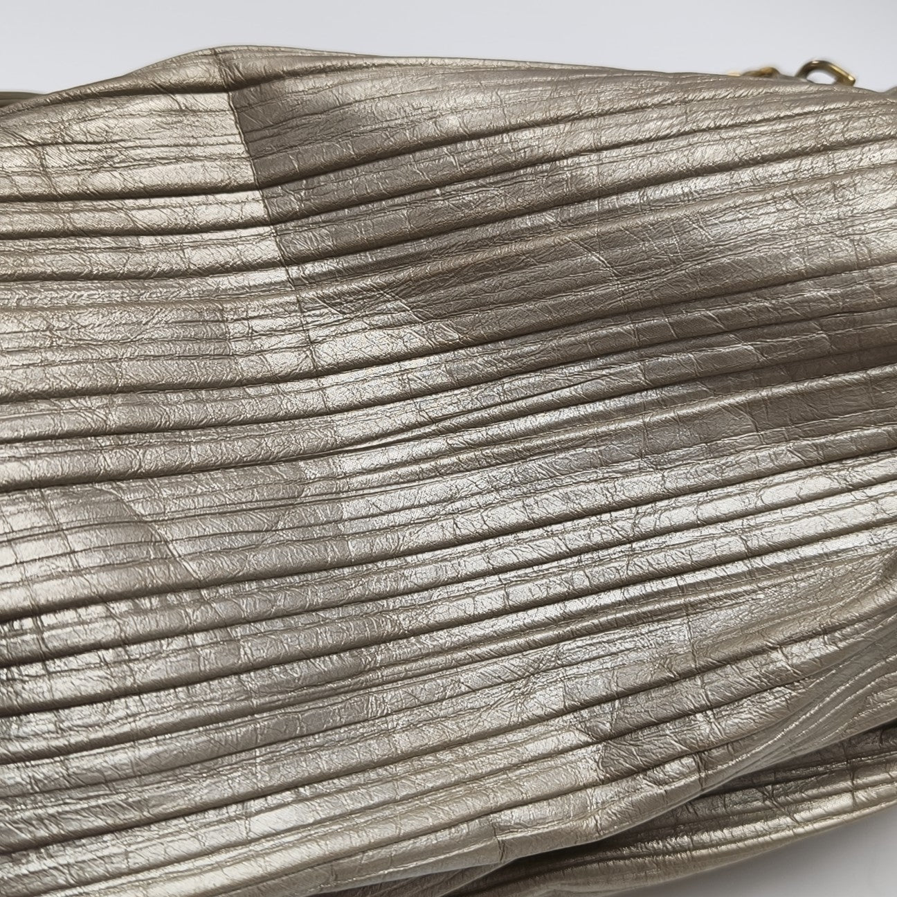 Calfskin Bucket Bag Beige