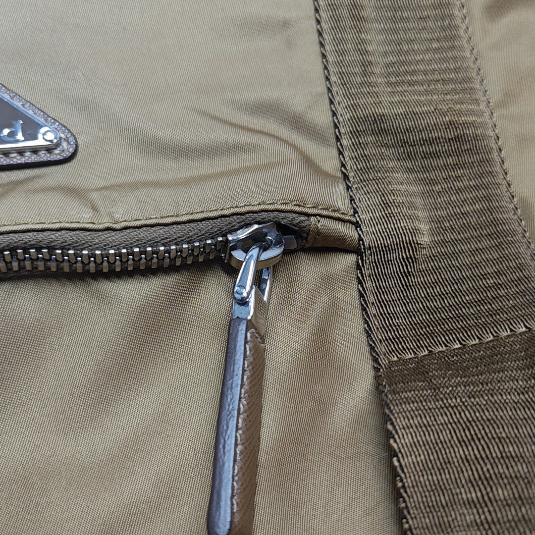 Nylon Tote Bag Beige