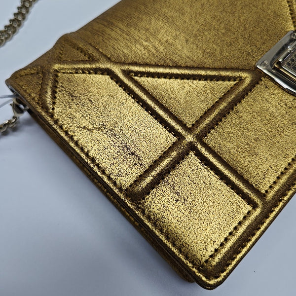 Diorama Cannage Calfskin Gold