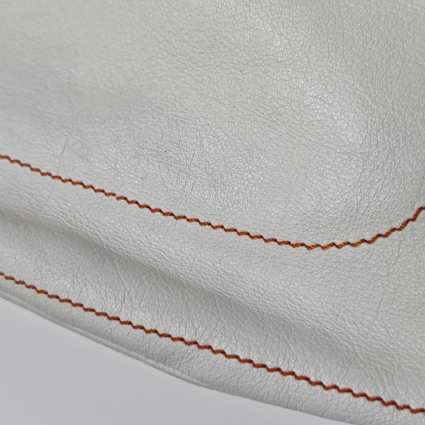 Calfskin Top Handle Bag White