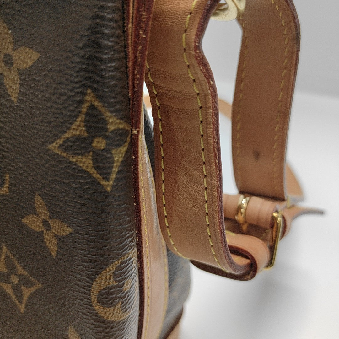 NOÉ BB Monogram Coated Canvas Brown