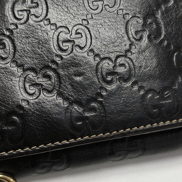 Monogram Calfskin Top Handle Bag Brown